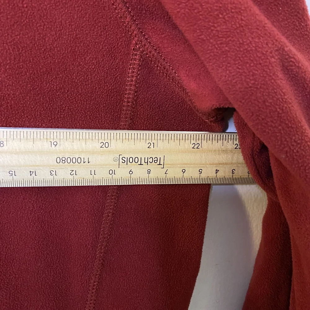 Eddie Bauer‎ Red Quarter-Zip Pullover Sweatshirt Size L